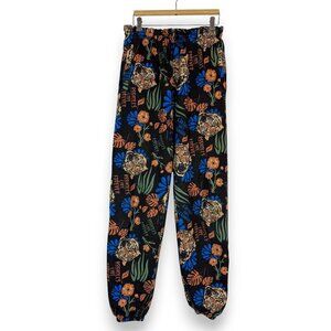 Assholes Live Forever Sweatpants Joggers Pants Black Tiger Jungle Small